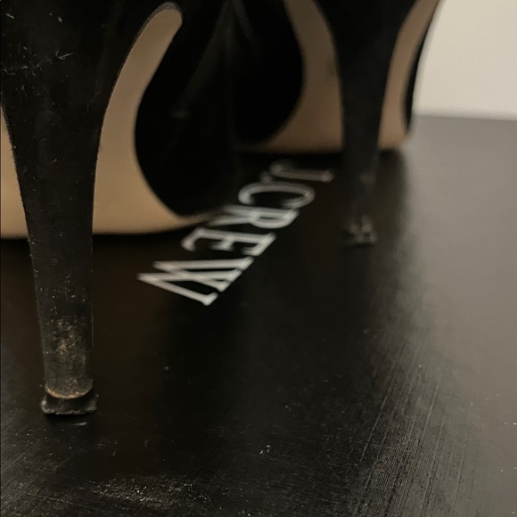 J. Crew Black Suede Ankle Booties Size 9 - Picture 5 of 11